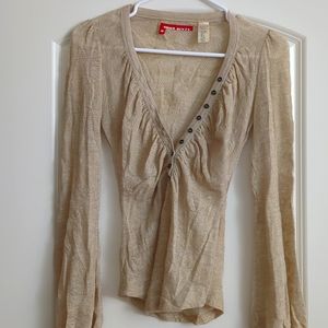 Miss Sixty V neck Long sleeve blouse